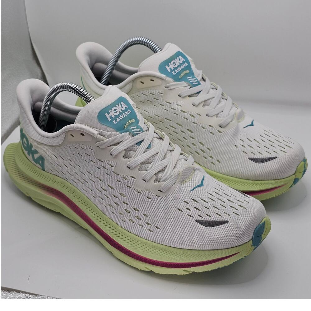 Hoka One One Kawana Blanc De Blanc Butterfly Womens 9.5B UK 8 Running Shoes